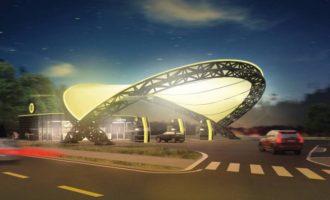 Slovnaft stavia futuristickú čerpaciu stanicu